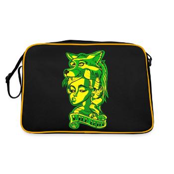 Wild Child Tattoo Edgy - Retro Bag - black/gold - Back