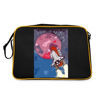 migrant_digi - Retro Bag - black/gold - Back