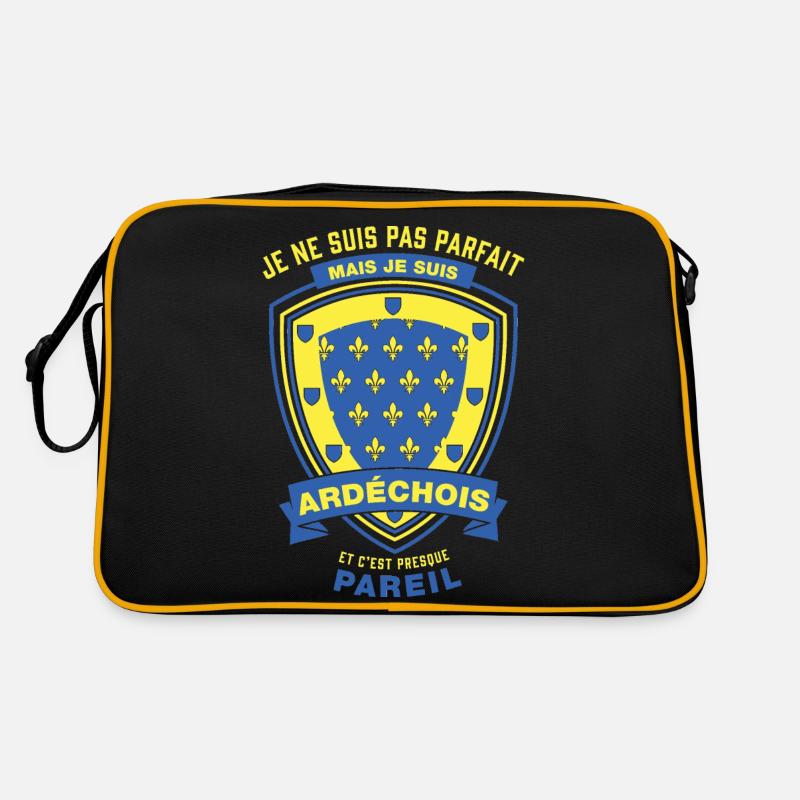 Ardéchois Parfait - Sac Retro - noir/or
