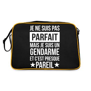 PARFAIT GENDARME - Sac Retro - noir/or - Dos