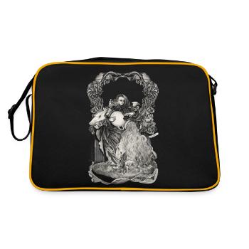 Aquarius Zodiac - Sac Retro - noir/or - Dos