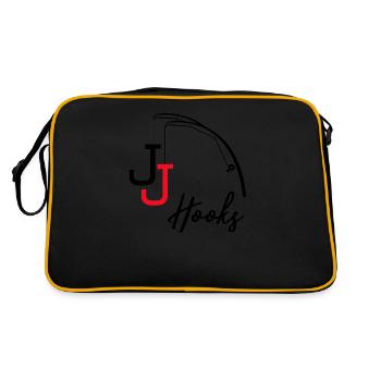 Poker JJ Hooks - Sac Retro - noir/or - Dos