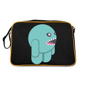 Petit homme - Sac Retro - noir/or - Dos