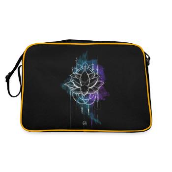 mandala solstice d'été - Sac Retro - noir/or - Dos