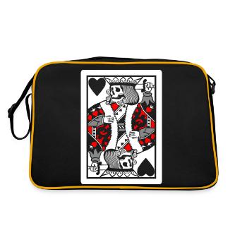 Dead King - Retro Bag - black/gold - Back
