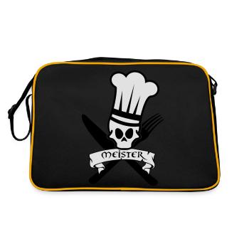 Master Chef - Retro Bag - black/gold - Back