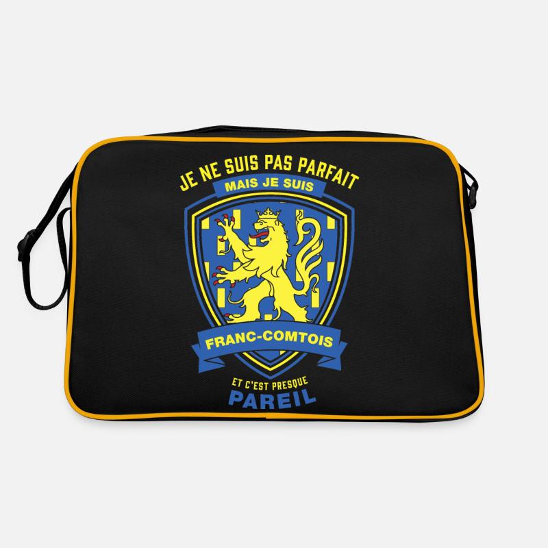 Franc-comtois Parfait - Sac Retro - noir/or
