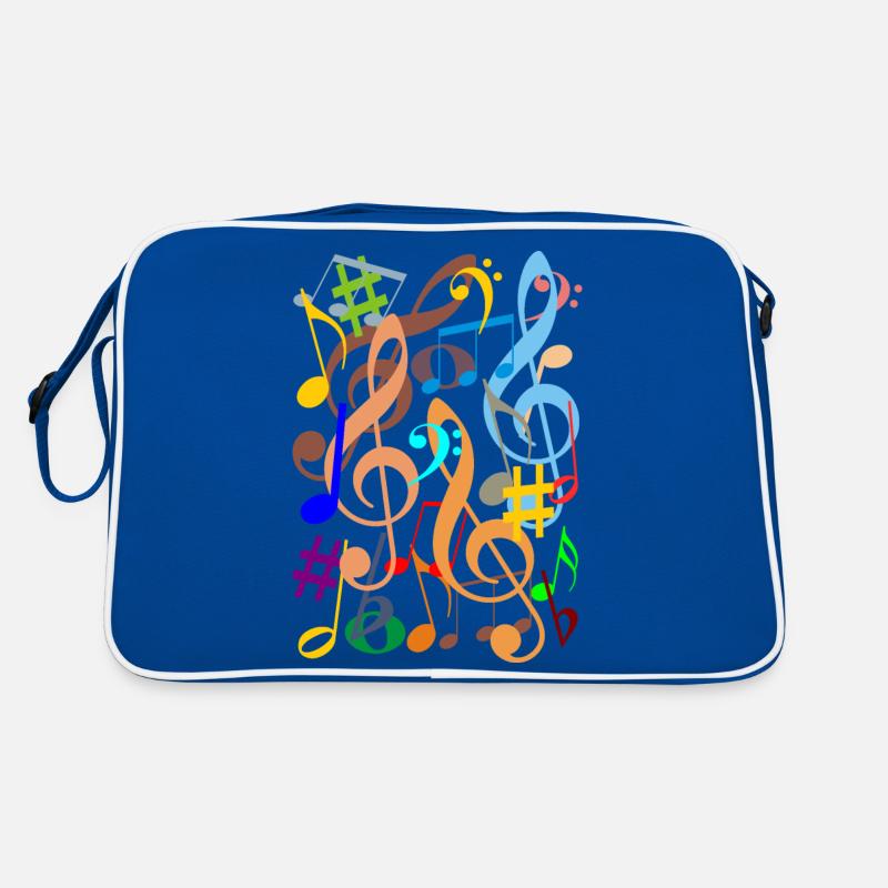 Musical Notes Retro Bag