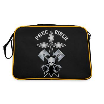 breizh biker - Retro Bag - black/gold - Back