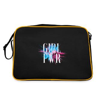 Le pouvoir des filles - Sac Retro - noir/or - Dos