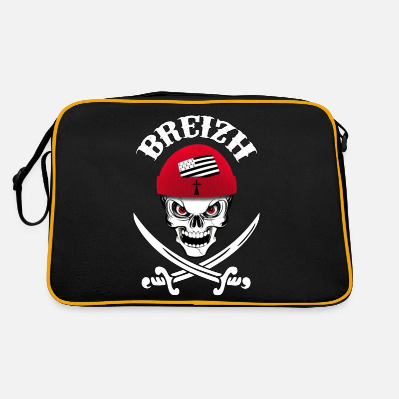 breizh bretagne révolution 03 - Sac Retro - noir/or