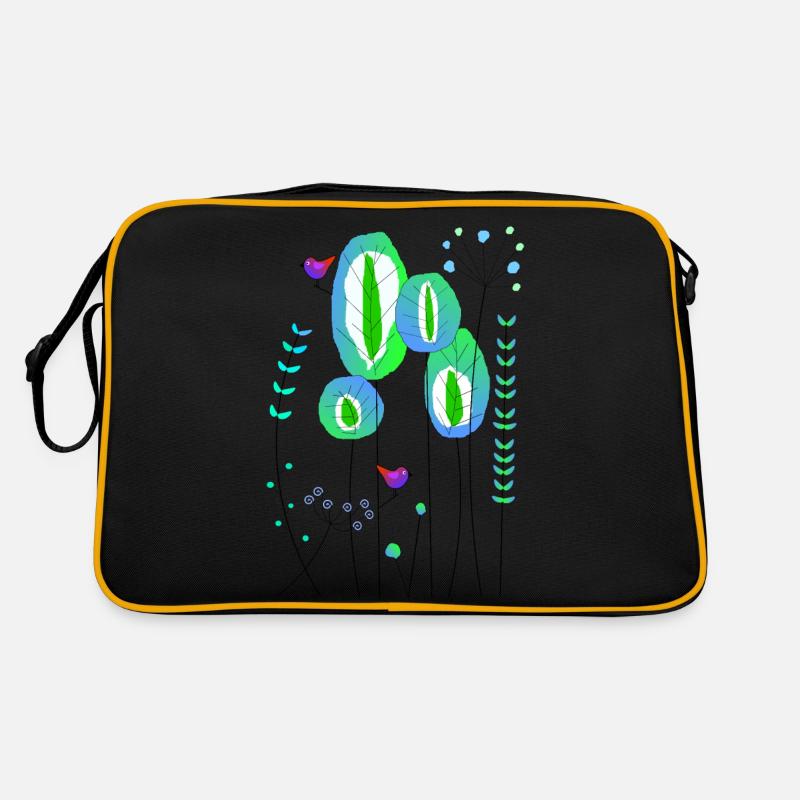 Wald abstrakt Retro Tasche