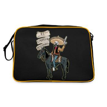 El Caballero de la muerte - Retro Bag - black/gold - Back