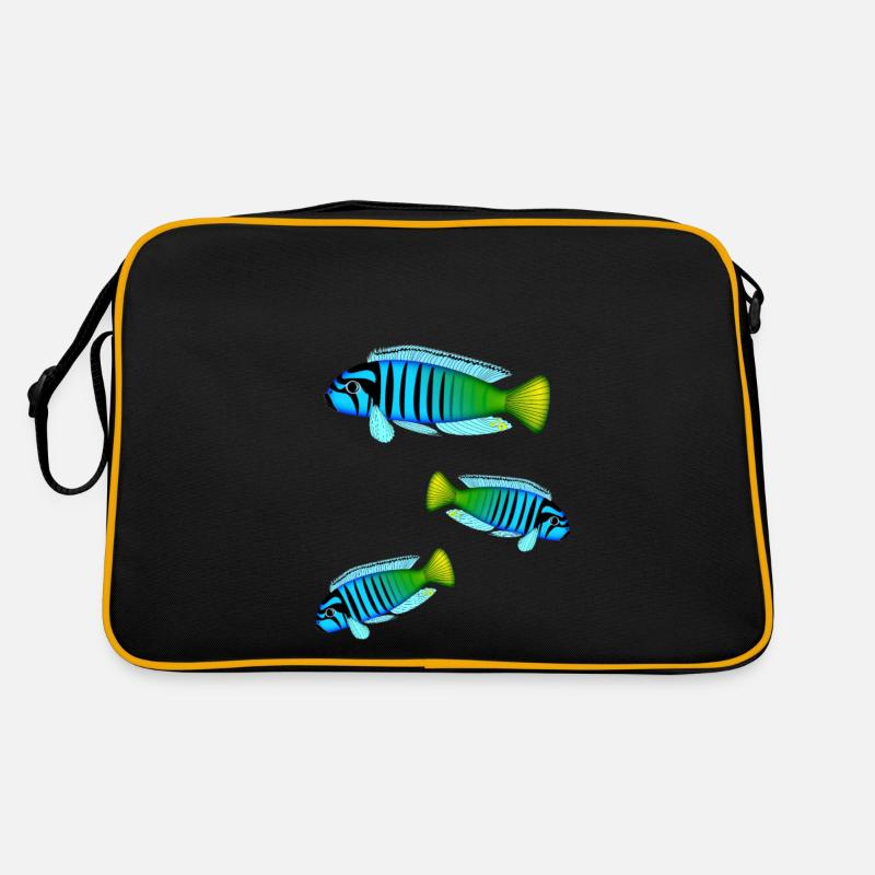 Fish Perch Colorful Perch African Malawi Retro Bag