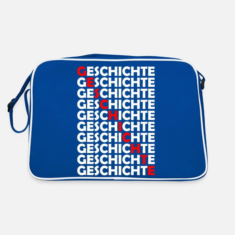 Geschichte Lehrer Studium Schule Retro Tasche