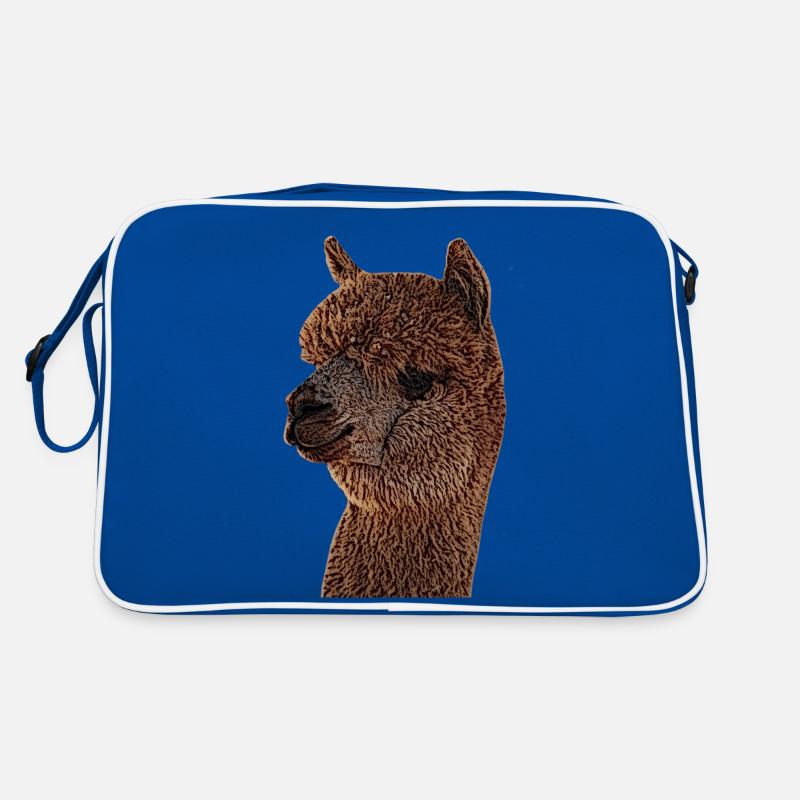Alpaka, Lama, Geschenk, Llama Retro Tasche