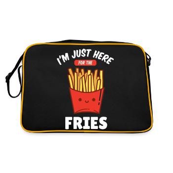 Meilleures ventes de frites - Sac Retro - noir/or - Dos