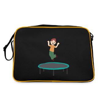Trampoline - Retro Bag - black/gold - Back