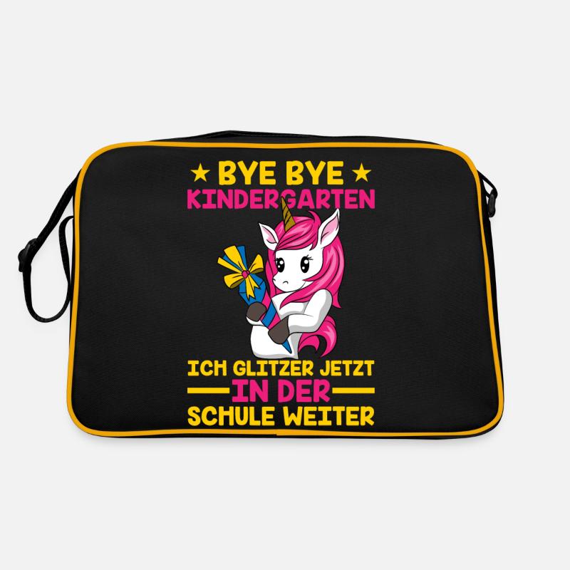 EINHORN SCHULE by The Manzanita´s Retro Tasche