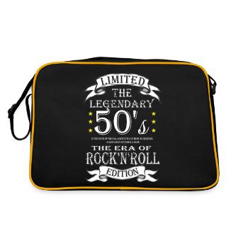 Rock'n'Roll Edition - Retro Bag - black/gold - Back