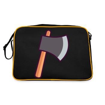 Hache - Sac Retro - noir/or - Dos