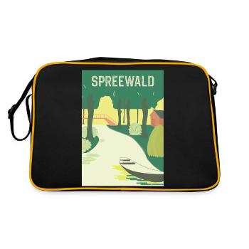Spreewald Vintage - Sac Retro - noir/or - Dos