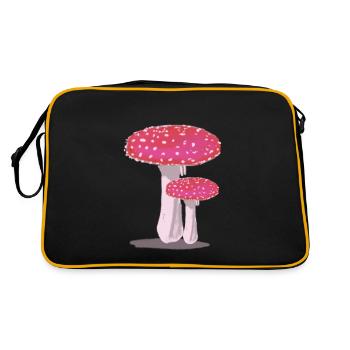 Testippings rouge blanc - Sac Retro - noir/or - Dos