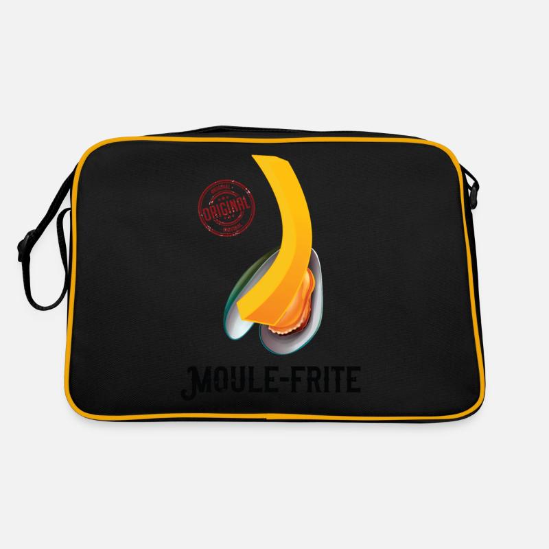 moulefrite - Sac Retro - noir/or