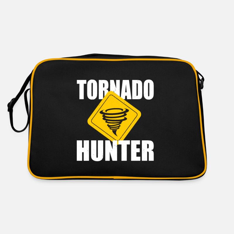 Chasseur de tornades - Sac Retro - noir/or