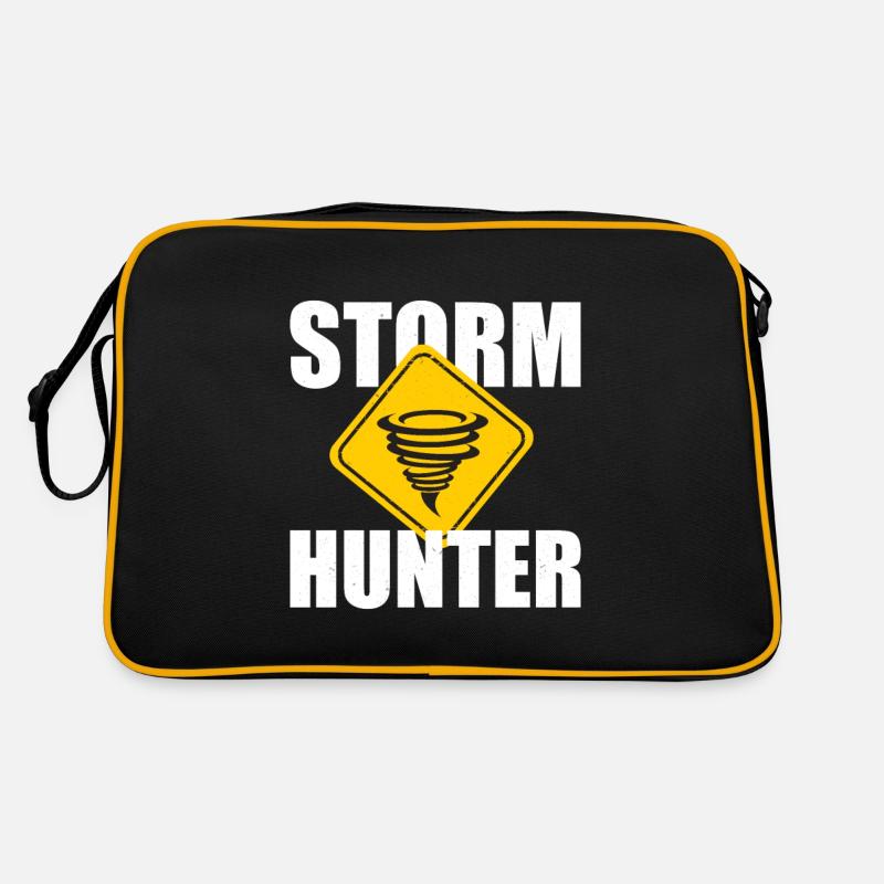 Sturm Jäger - Retro Tasche - Schwarz/Gold