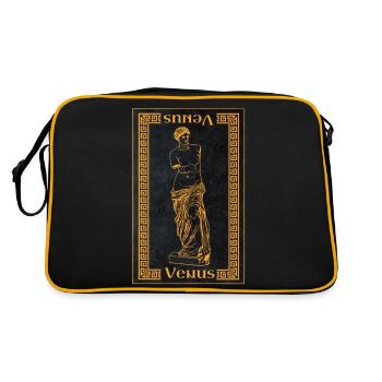 Vénus Déesse de l’Amour et de la Beauté Grec M - Sac Retro - noir/or - Dos