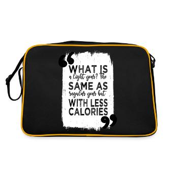 astrophysics astronomy lovers - Retro Bag - black/gold - Back