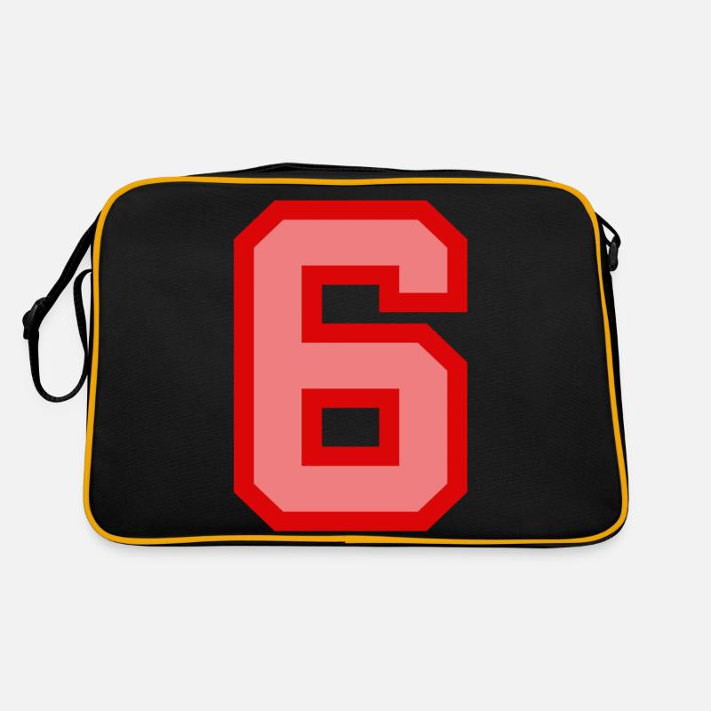 Cool Retro Retrostyle Jersey Number Back Number Retro Bag