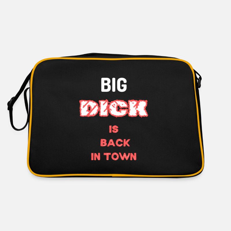 Big dick is back in town Retro Bag