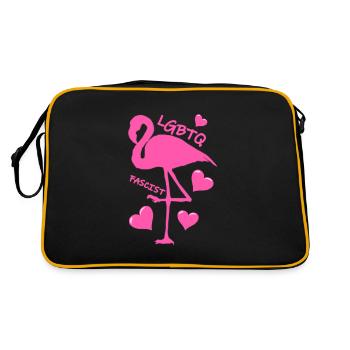 FASCISTE LGBTQ - Sac Retro - noir/or - Dos