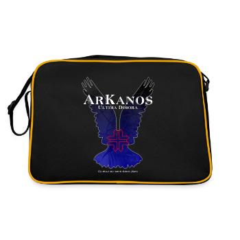 ArKanos Last Abode - Retro Bag - black/gold - Back