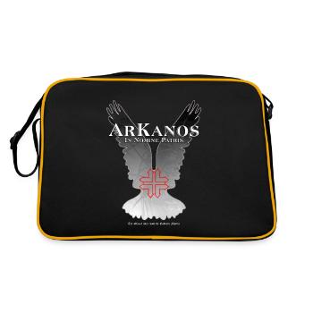 ArKanos In Nomine Patris - Retro Bag - black/gold - Back