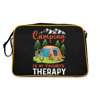 Camping Tentes de camping Tente Caravane Thérapie - Sac Retro - noir/or - Dos