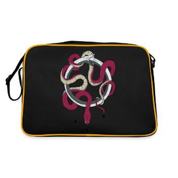 Infinite Snakes - Retro Bag - black/gold - Back