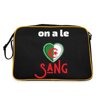 on a le sang Algérie - Sac Retro - noir/or - Dos