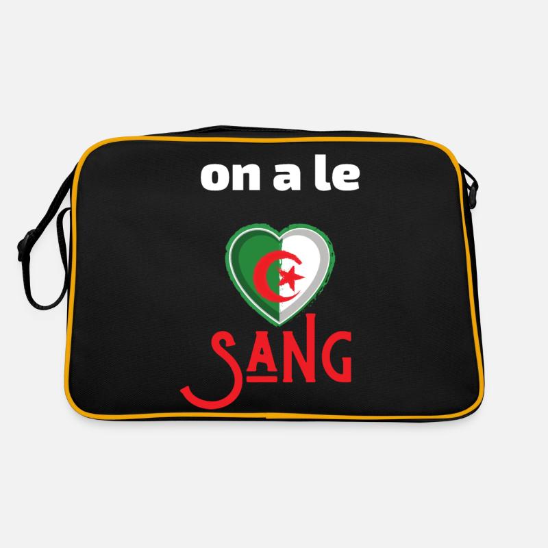 wir haben Blut Algerien Retro Tasche