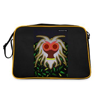 Personnage unique top nouveauté artisto by 7TIME - Sac Retro - noir/or - Dos
