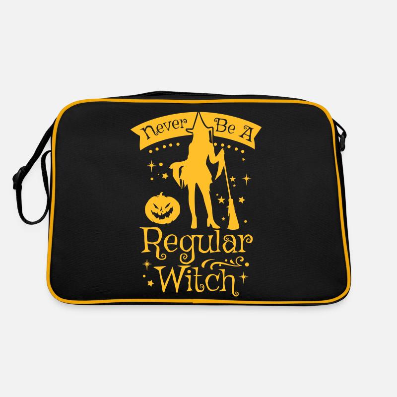NEVER BE A REGULAR WITCH Retro Bag
