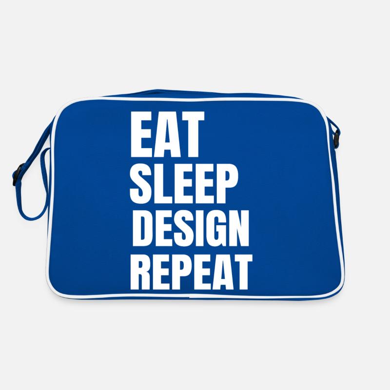 Manger la conception du sommeil Répéter Sac Retro