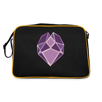 Cœur mécaniquement mécanique le cœur violet - Sac Retro - noir/or - Dos