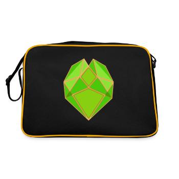 Cœur mécaniquement mécanique le cœur vert - Sac Retro - noir/or - Dos