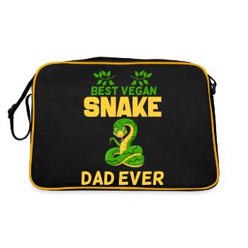 Serpent - Sac Retro - noir/or - Dos