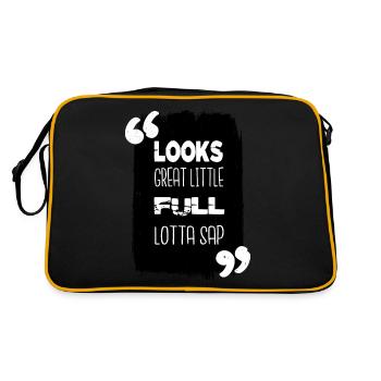 Happy Humor Chambre Fun Santa Beach Holiday - Sac Retro - noir/or - Dos