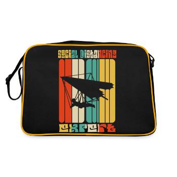 Expert en distanciation sociale Deltaplane - Sac Retro - noir/or - Dos