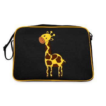 Girafe - Sac Retro - noir/or - Dos